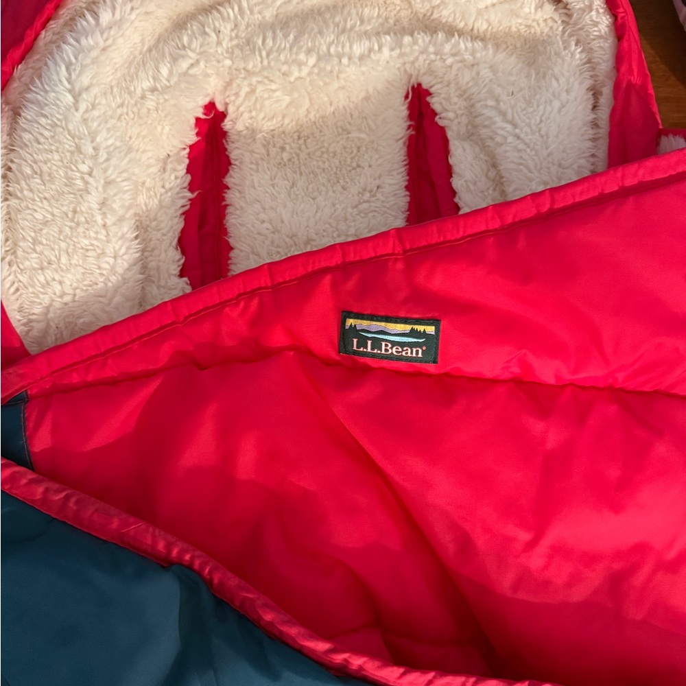L.L. Bean Kids' Pink and Blue Stroller Bunting